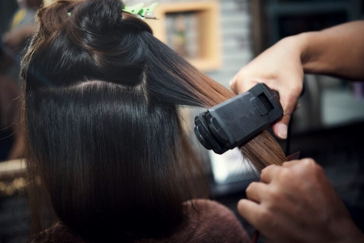 Below Shoulder Hair Smoothening Rebonding